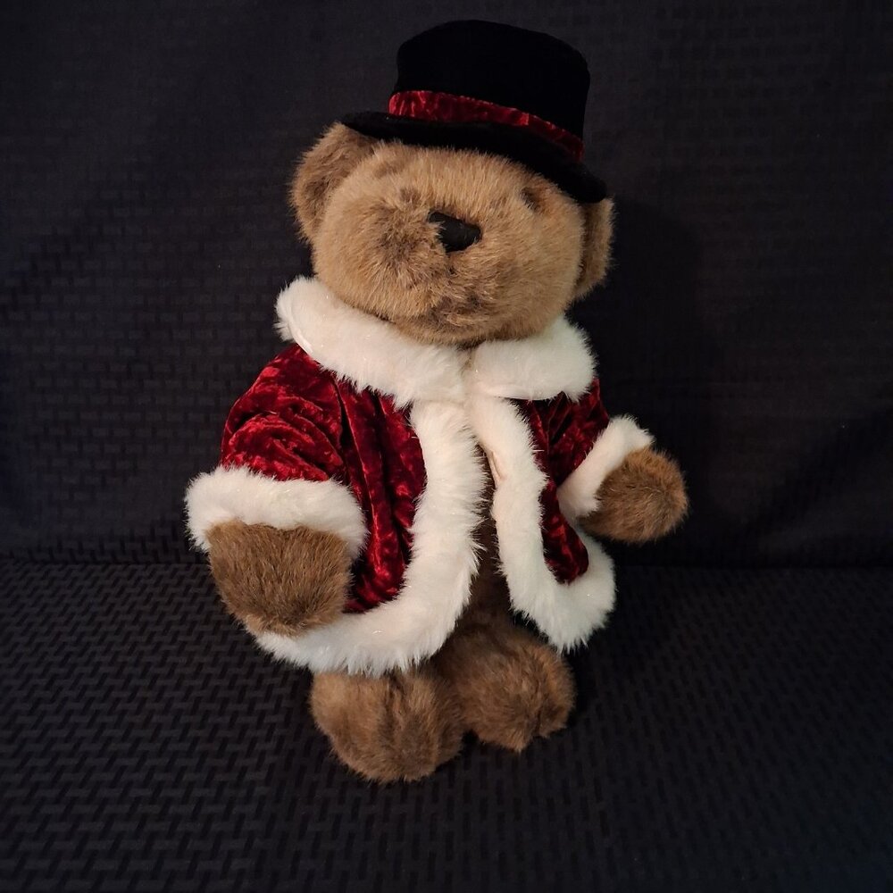 Dan Dee Teddy Bear with Top Hat Singing Lot Like Christmas See Video - Picture 3 of 13